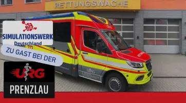 Blaulicht Fahrsimulationstraining im Rettungsdienst Uckermark